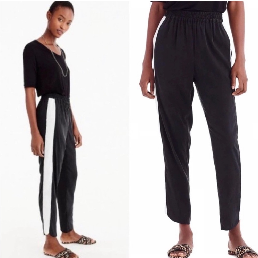 Universal Standard Black and White Joggers
